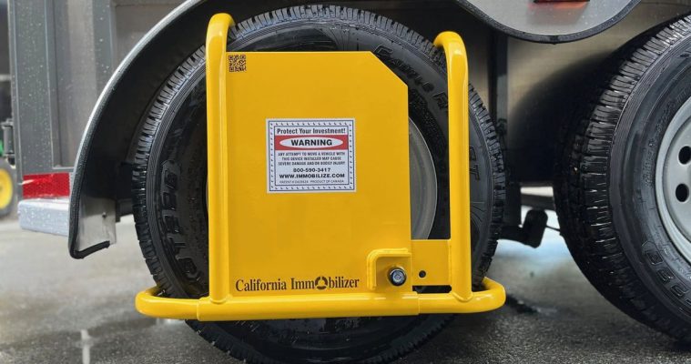 Immobilizer Trailer wheel lock